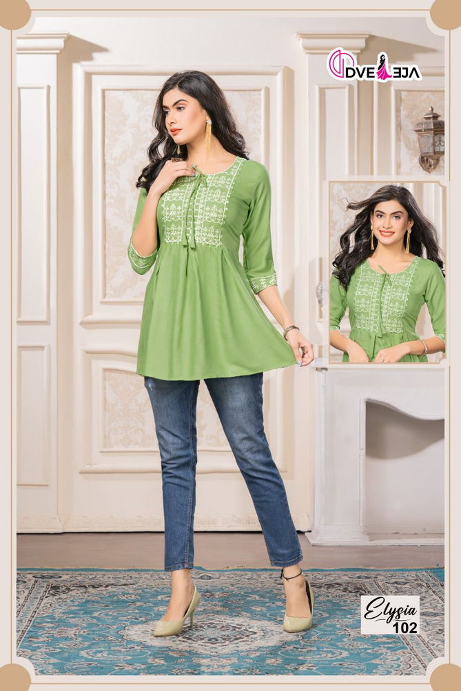 Dveeja Elysia Vol 1 Western Wear Wholesale Ladies Top